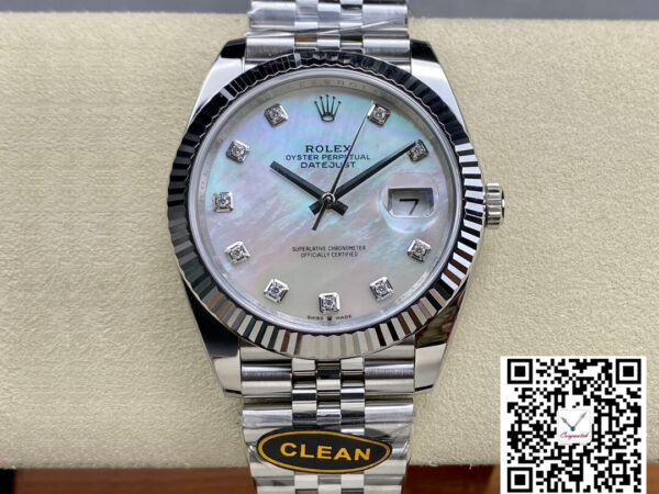 Rolex Datejust M126334-0020 Clean Factory Mother-of-pearl Dial