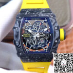 Richard Mille RM35-02 ZF Factory Yellow Rubber Strap