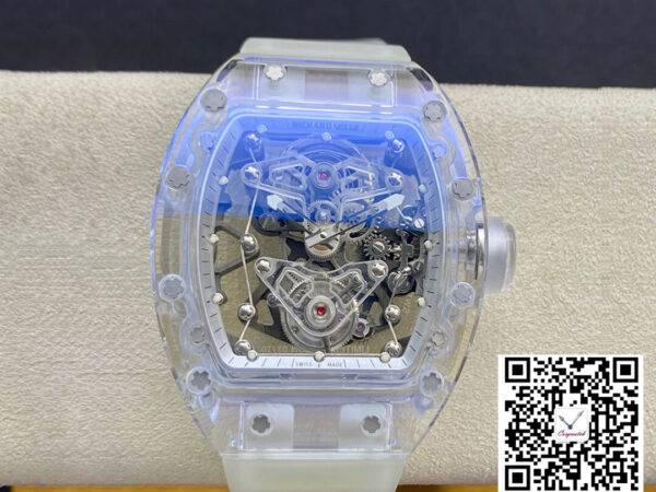 Richard Mille RM056 Tourbillon EUR Factory White Transparent Strap