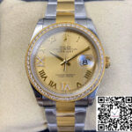 Rolex Datejust 126283 EW Factory Diamond Gold Dial
