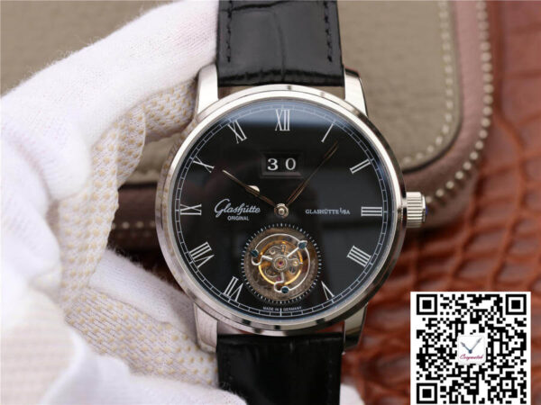 Glashutte Original Senator Excellence Tourbillon 1-94-03-04-04-04 R8 Factory V3 Black Dial