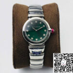 Bvlgari LVCEA BV Factory Stainless Steel Green Dial