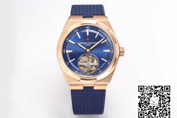 Vacheron Constantin Overseas Tourbillon 6000V/110R-B733 BBR Factory Blue Rubber Strap