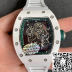 Richard Mille RM055 KV Factory White Ceramic Skeleton Dial