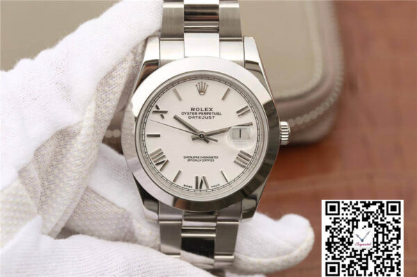 Rolex Datejust 41MM EW Factory White Dial