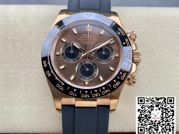 Rolex Cosmograph Daytona M116515LN-0041 Clean Factory Rubber Strap
