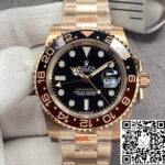 Rolex GMT Master II 126715CHNR-0001 GM Factory Rose Gold Black Dial