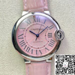 Ballon Bleu De Cartier 36MM WSBB0007 3K Factory Pink Strap
