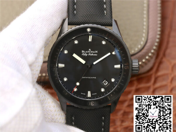 Blancpain Fifty Fathoms Bathyscaphe 5000-0130-B52-B GF Factory Black Ceramic