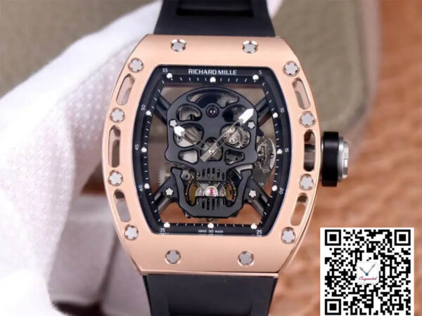 Richard Mille RM52-01 Tourbillon JB Factory Ceramic Skull Dial