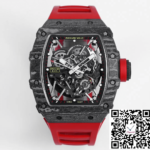Richard Mille RM35-02 BBR Factory Red Rubber Strap