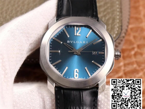 Bvlgari Octo 102429 BV Factory Light Blue Dial