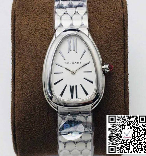 Bvlgari Serpenti 103141 BV Factory Silver White Dial