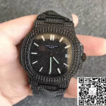 Patek Philippe Nautilus 5719/10G-010 PPF Factory Full Diamond Black Dial