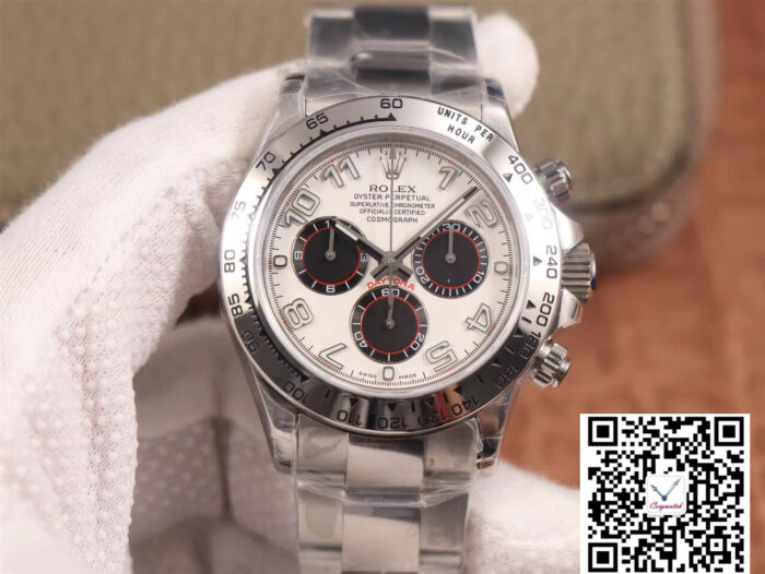 Rolex Daytona Cosmograph 116509 JH Factory White Dial - Image 1