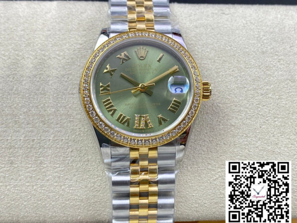 Rolex Datejust M278383RBR-0016 31MM EW Factory Yellow Gold