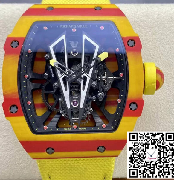 Richard Mille RM27-03 Tourbillon BBR Factory Yellow Carbon Fiber Case