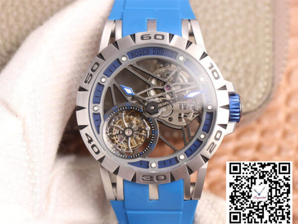 Roger Dubuis Excalibur Spidr RDDBEX0479 JB Factory Tourbillon Skeleton Dial