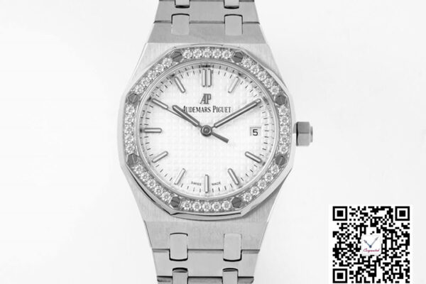Audemars Piguet Royal Oak 77350ST 8F Factory Diamond-set Bezel