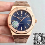 Audemars Piguet Royal Oak 15400OR.OO.1220OR.03 JF Factory Rose Gold Blue Dial