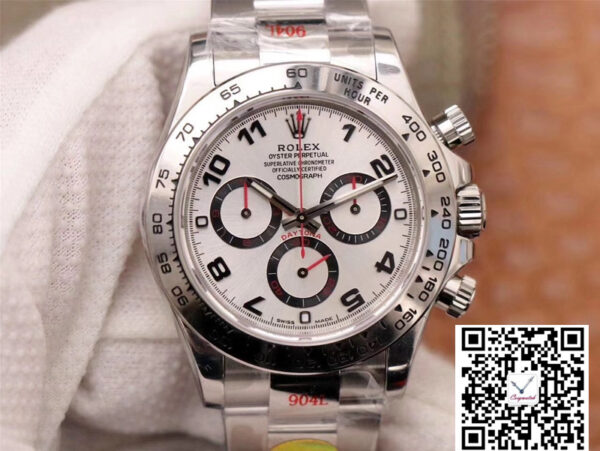 Rolex Daytona Cosmograph 116509-78599 Noob Factory White Dial