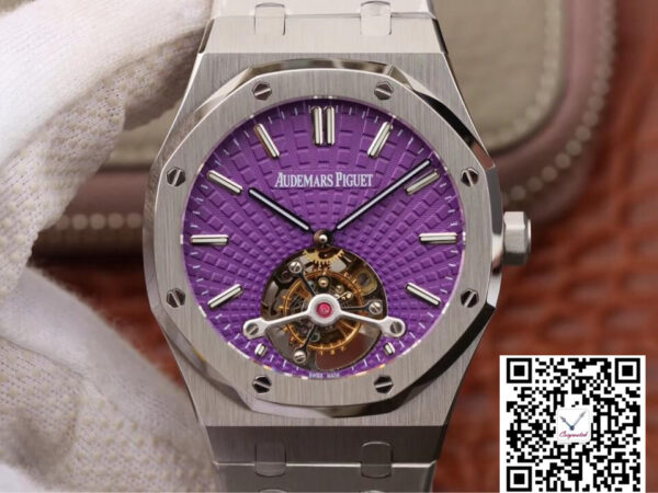 Audemars Piguet Royal Oak Tourbillon 26522ST.OO.1220ST.01 JF Factory Purple Dial