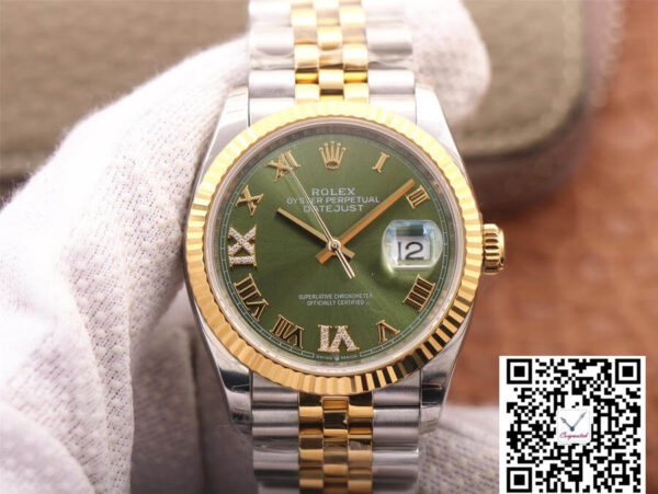 Rolex Datejust M126233-0025 EW Factory Olive Green Dial