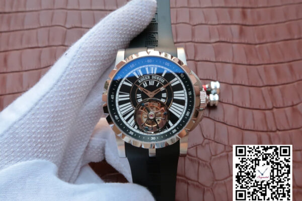 Roger Dubuis Hommage Tourbillon JB Factory Black Dial