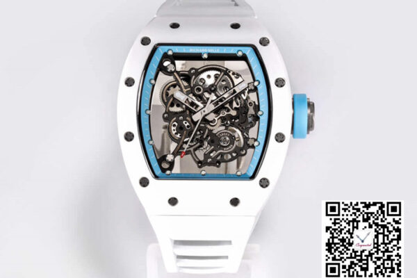 Richard Mille RM-055 BBR Factory White Ceramic Case