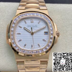 Patek Philippe Nautilus PPF Factory Rose Gold White Dial