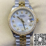 Rolex Datejust M278383RBR-0028 31MM EW Factory Diamond Bezel