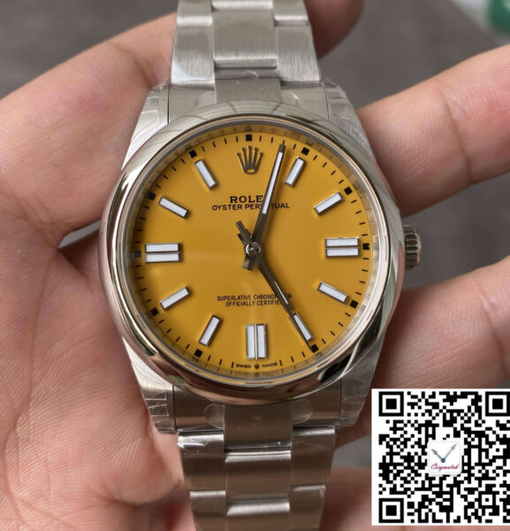 Rolex Oyster Perpetual 41MM M124300-0004 VS Factory Yellow Dial