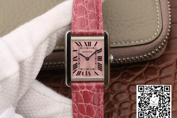 Cartier Tank W5200000 Ladies K11 Factory Pink Dial