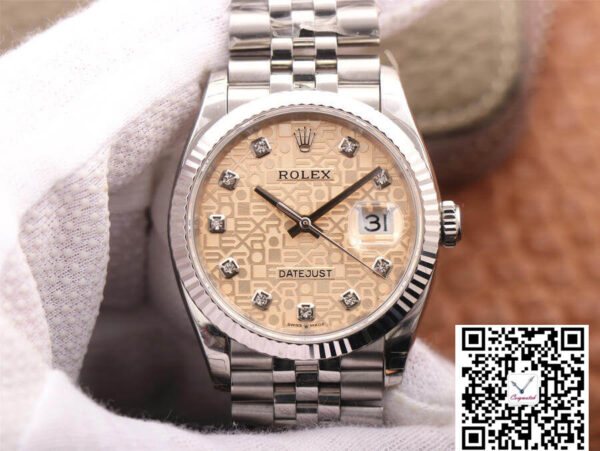 Rolex Datejust M126234-0023 36MM EW Factory Diamond-Studded Dial