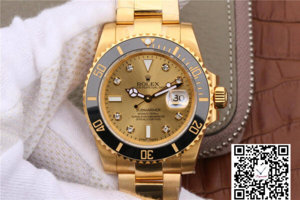 Rolex Submariner 116618 Noob Factory V7 All-Inclusive Gold