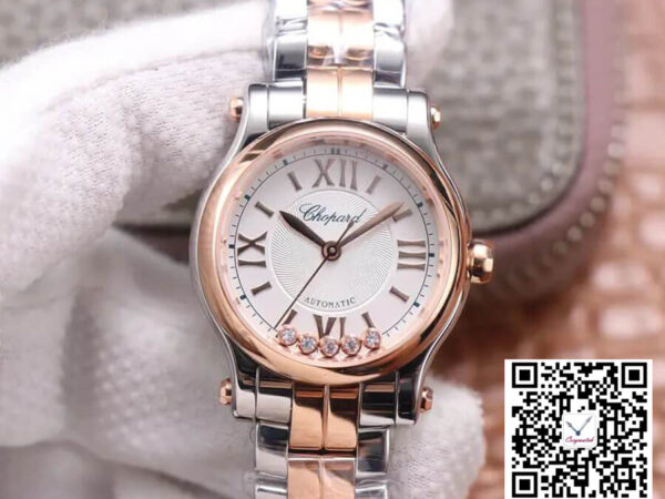 Chopard Happy Diamonds 278573-6014 YF Factory Rose Gold