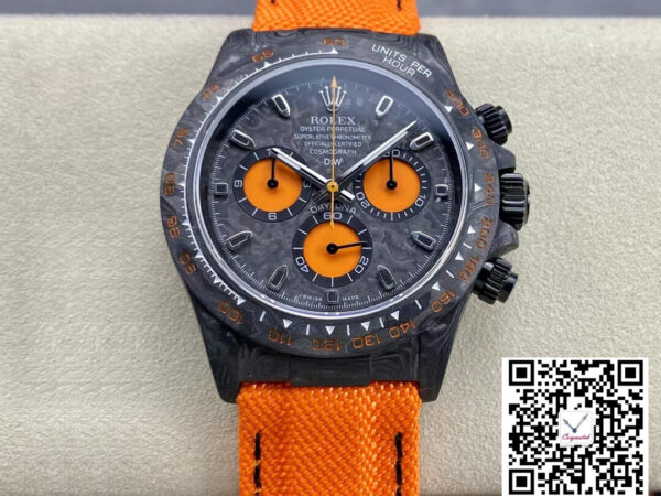 Rolex Daytona Cosmograph Diw Custom Version Noob Factory Orange Strap
