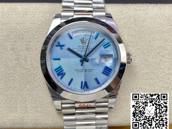 Rolex Day Date M228206-0001 EW Factory Blue Dial