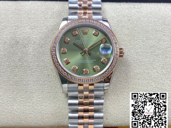 Rolex Datejust 31MM EW Factory Diamond-set Green Dial