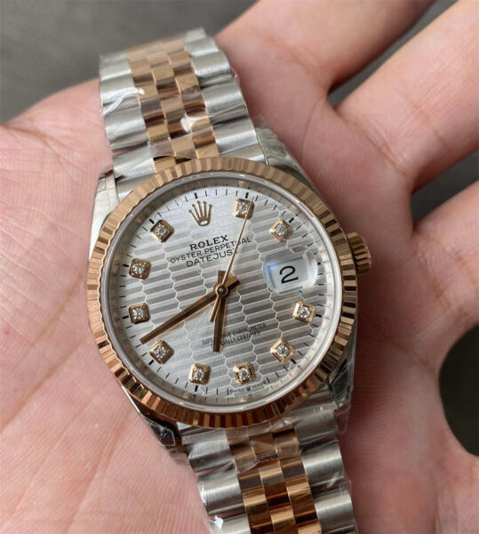 Rolex Datejust m126231-0033 Silver Dial 36mm VS Factory 1:1 Super Clone
