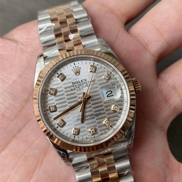 Rolex Datejust m126231-0033 Silver Dial 36mm VS Factory 1:1 Super Clone