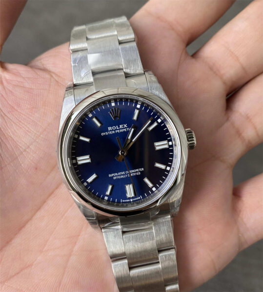 Rolex Oyster Perpetual 126000-0015 VS Factory Blue Dial 36mm Top Clone