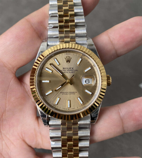 Rolex Datejust M126333-0010 Champagne Dial 41mm VS Factory 1:1 Super Clone