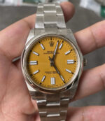 Rolex Oyster Perpetual M124300-0004 Yellow Dial 41mm VS Factory 1:1 Super Clone