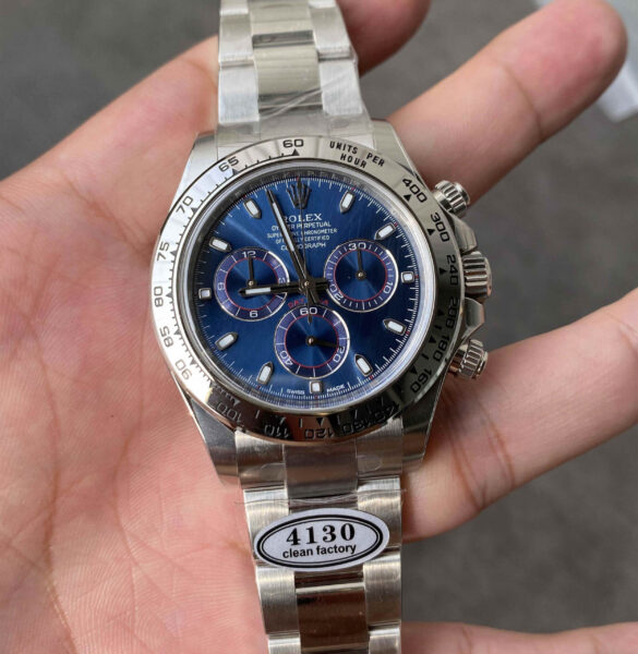 Clean Factory Rolex Daytona 116509 Blue Dial 40mm