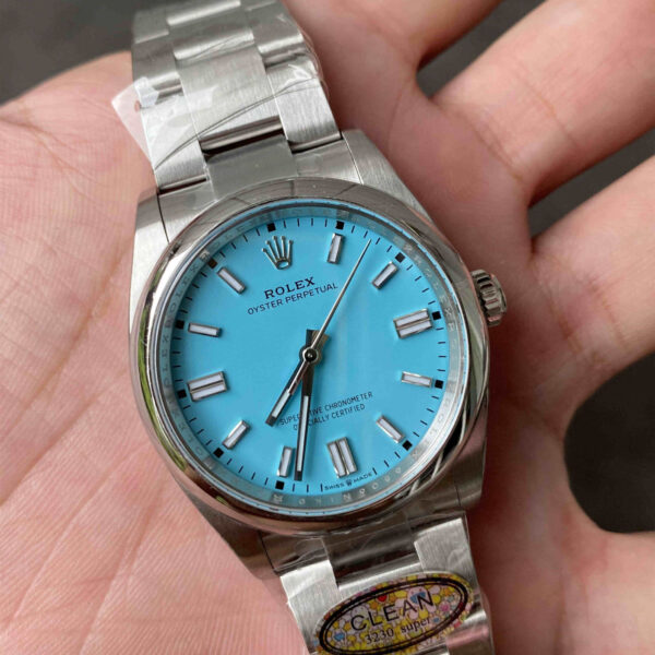 Rolex Oyster Perpetual 124300-0006 41mm Tiffany Dial Clean Factory Super Clone