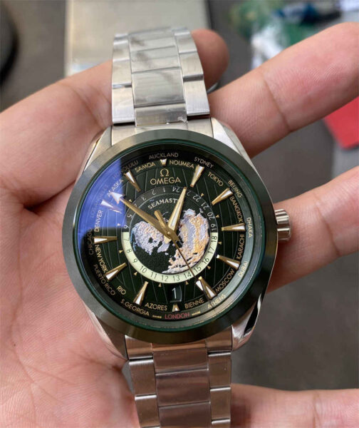 Omega Aqua Terra Green Dial VS Factory Top Clone