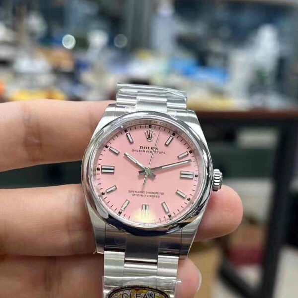 Clean Factory 126000 Pink Dial - 36mm OP Super Clone