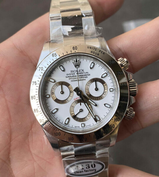 Rolex Daytona 116520 White Dial 40mm Clean Factory