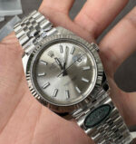 Clean Factory Rolex Datejust 126334 Silver Dial 41mm - Image 8